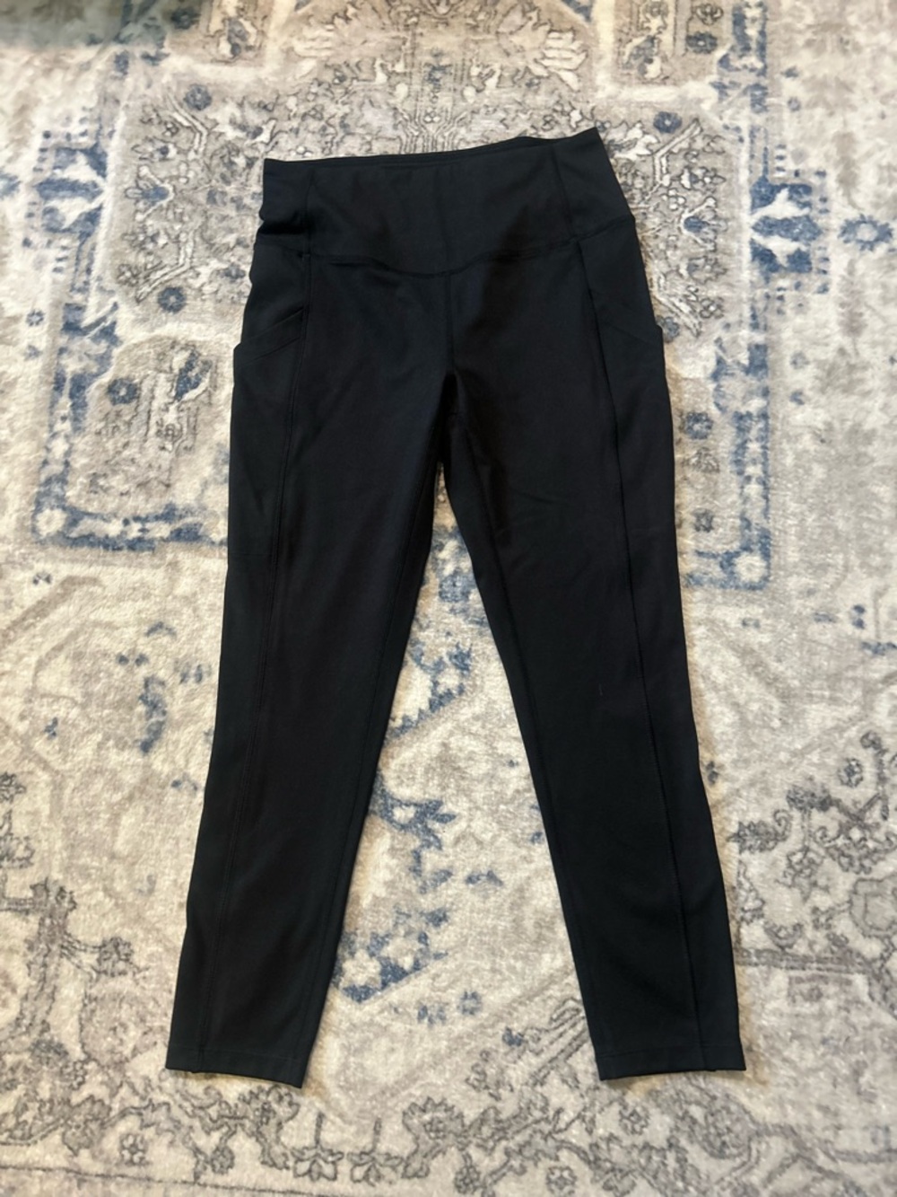 32 Degrees Black High-Waist Active Leggings